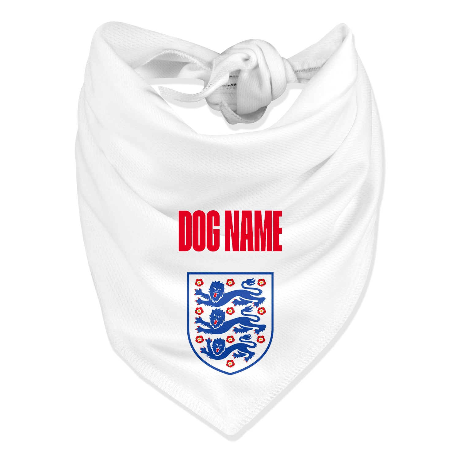 Personalised England Dog Bandana