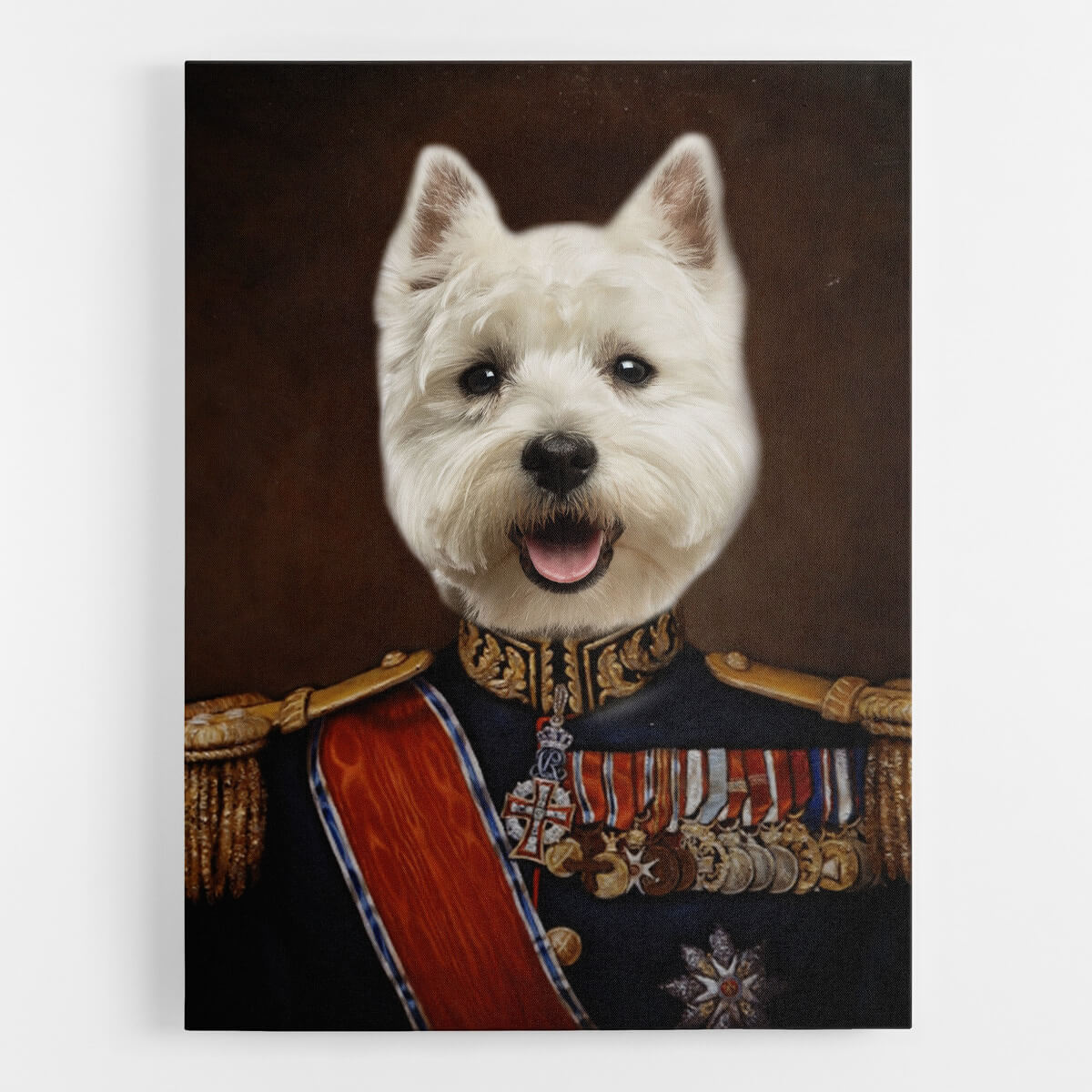 Dog Major Canvas