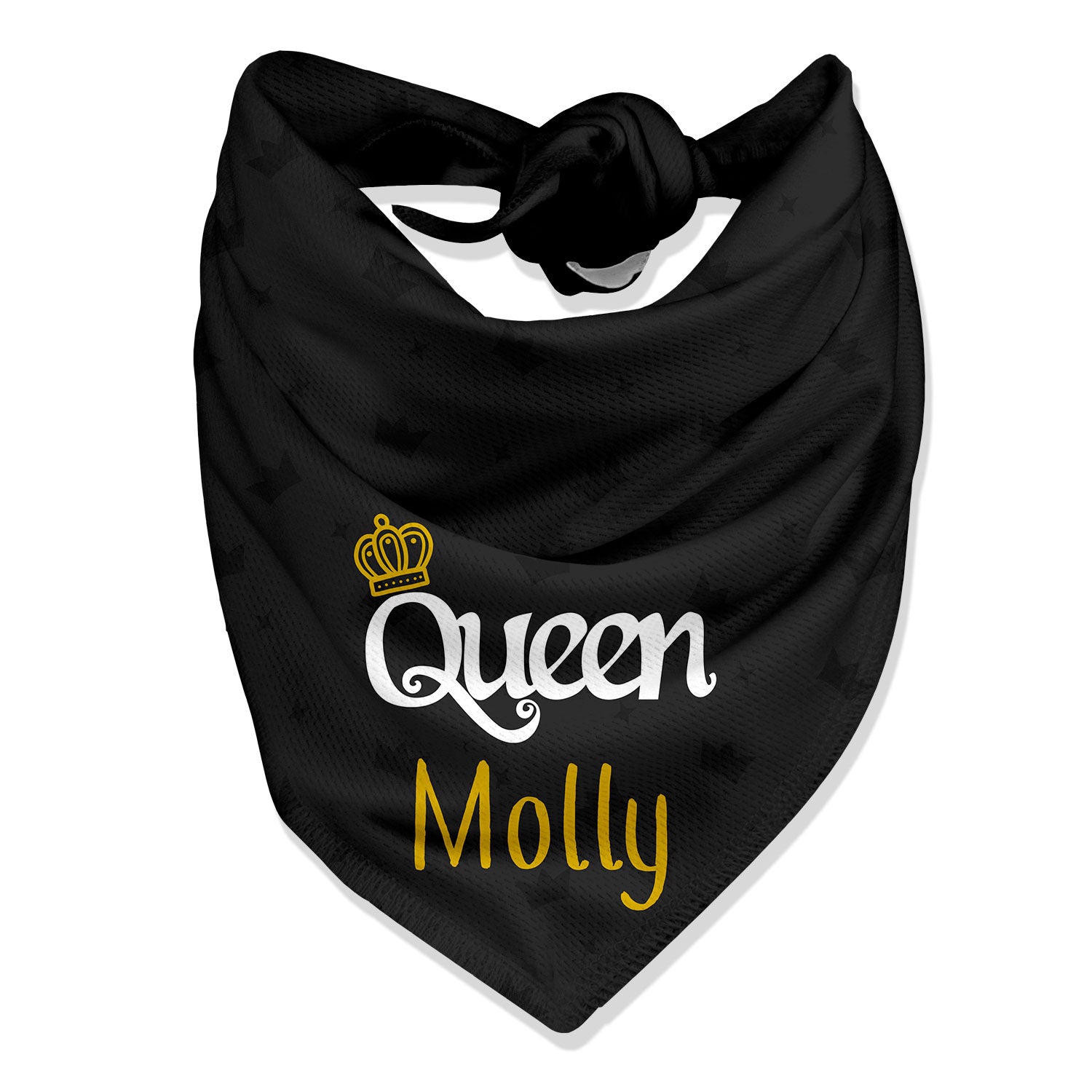 queen personalised dog bandana