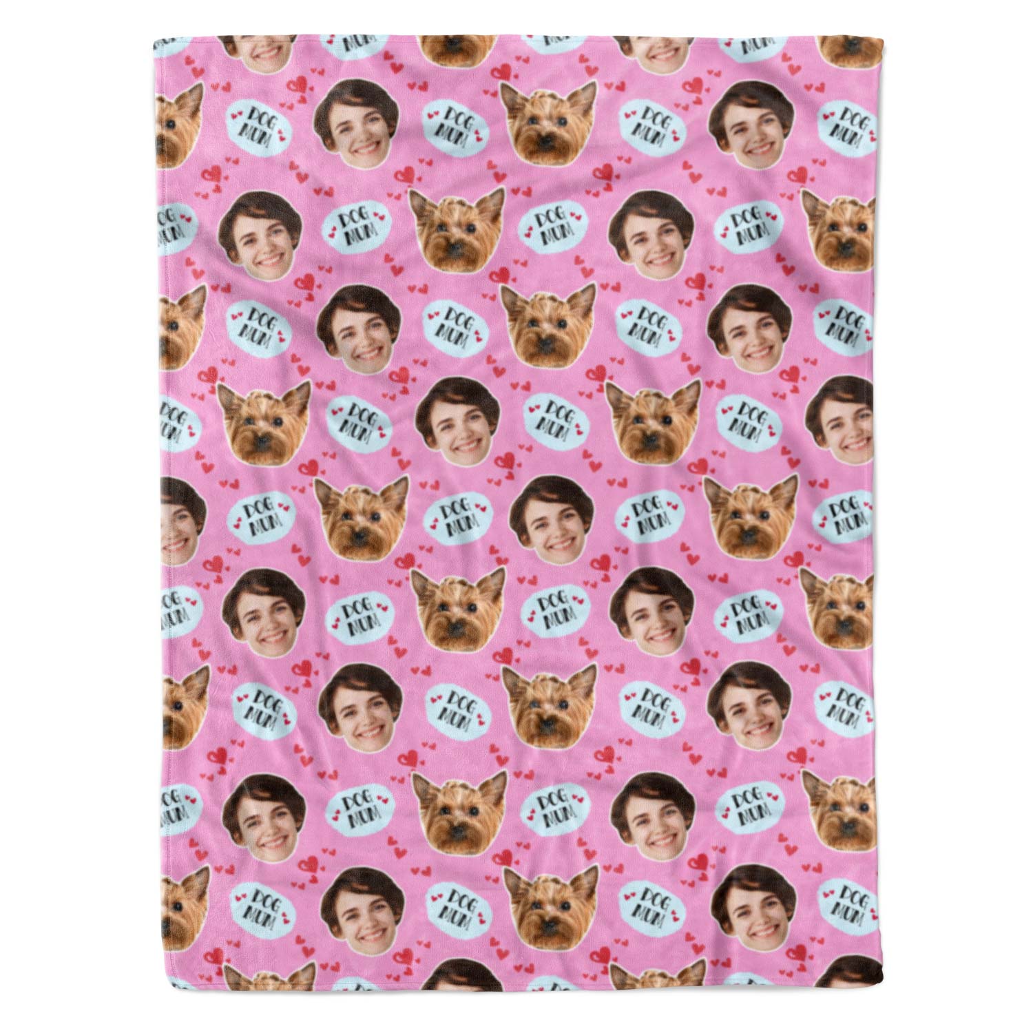 Dog Mum Personalised Blanket
