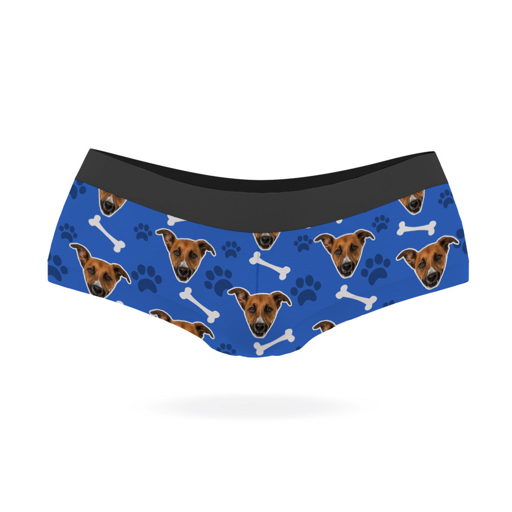 Personalised Dog Face On Knickers