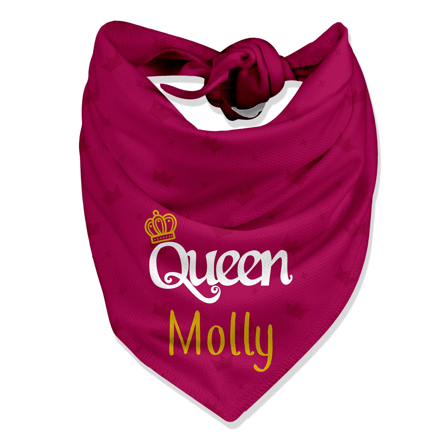 queen dog bandana