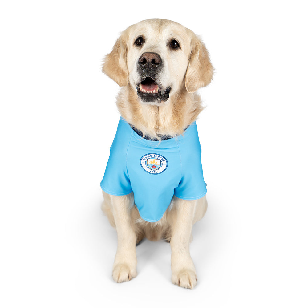 Personalised Man City Dog Shirt | Dog Football Shirt