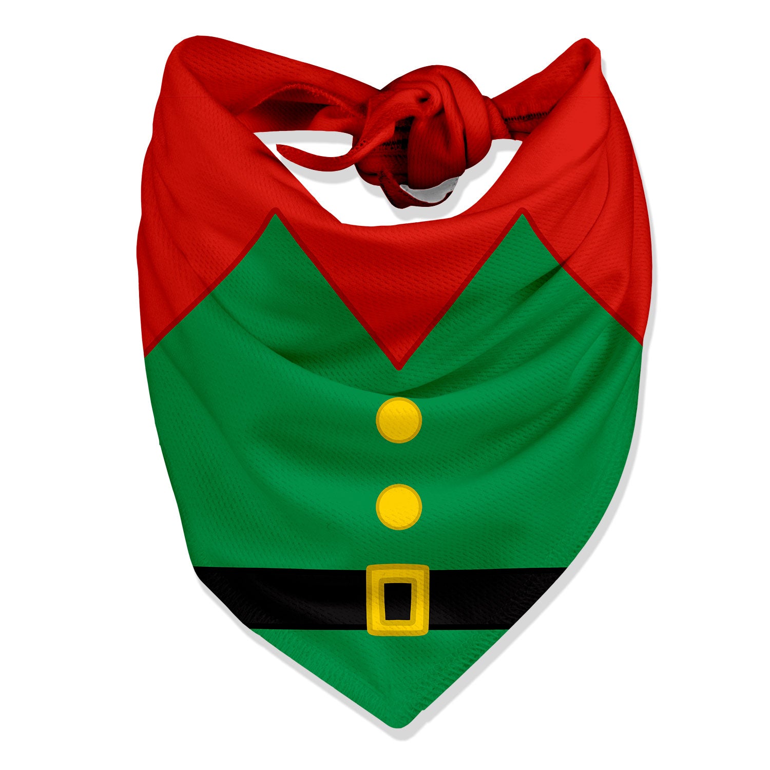 elf christmas dog bandana