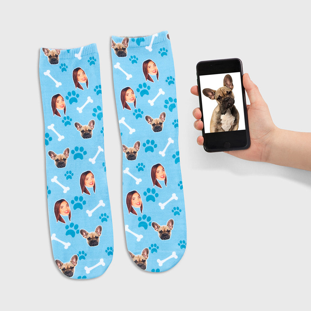 Personalised Dog & Owner Socks