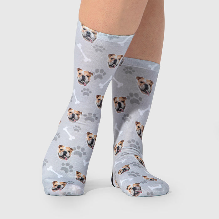 Personalised Dog Socks Custom Dog Photo Socks
