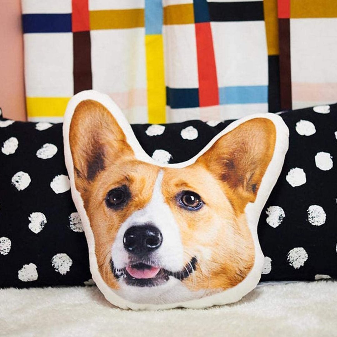 Dog Face Shaped Pillows
