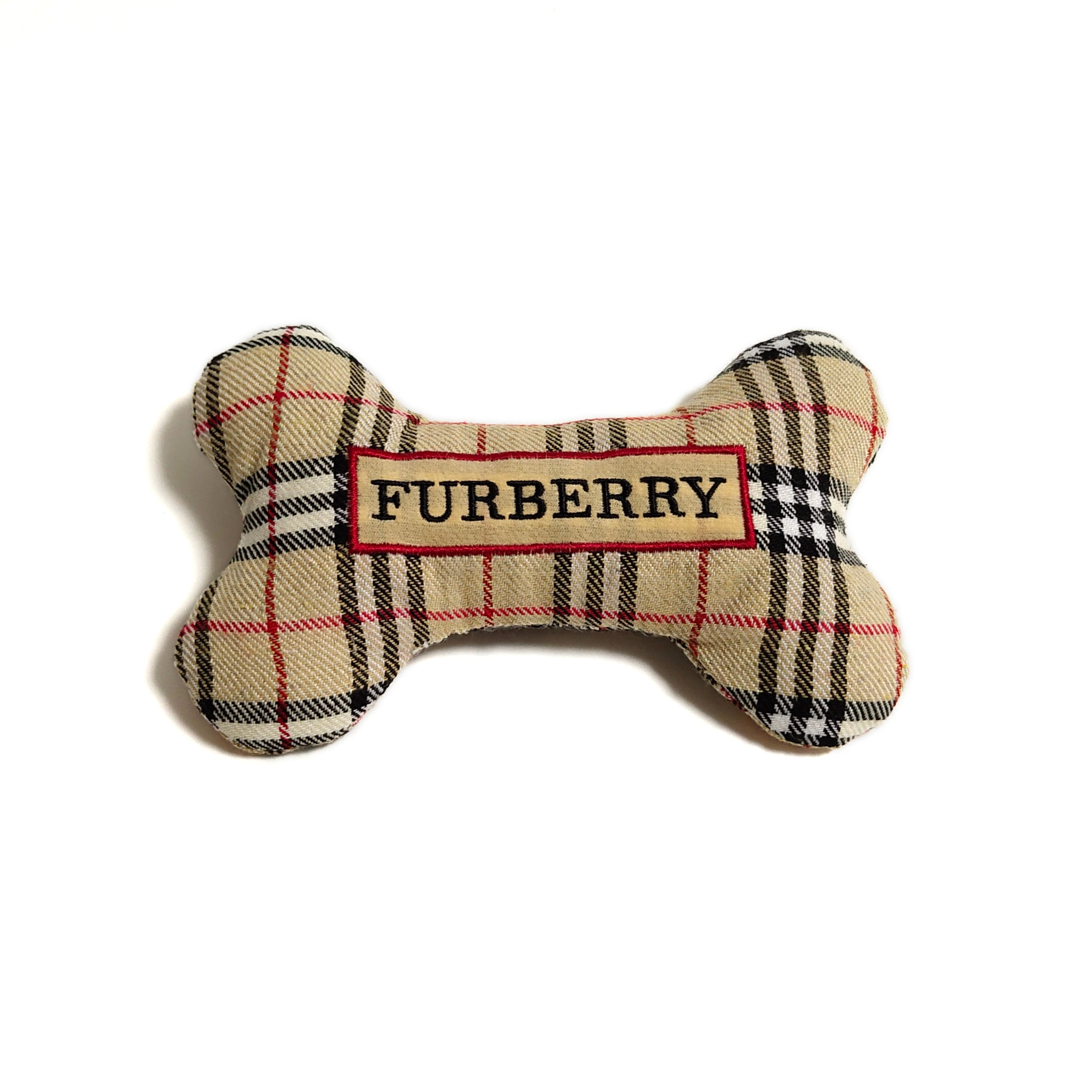 Furberry Bone Plush Dog Toy