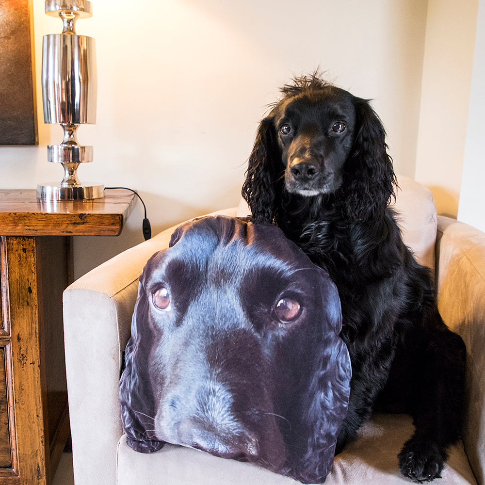 Personalised Dog Face Cushion