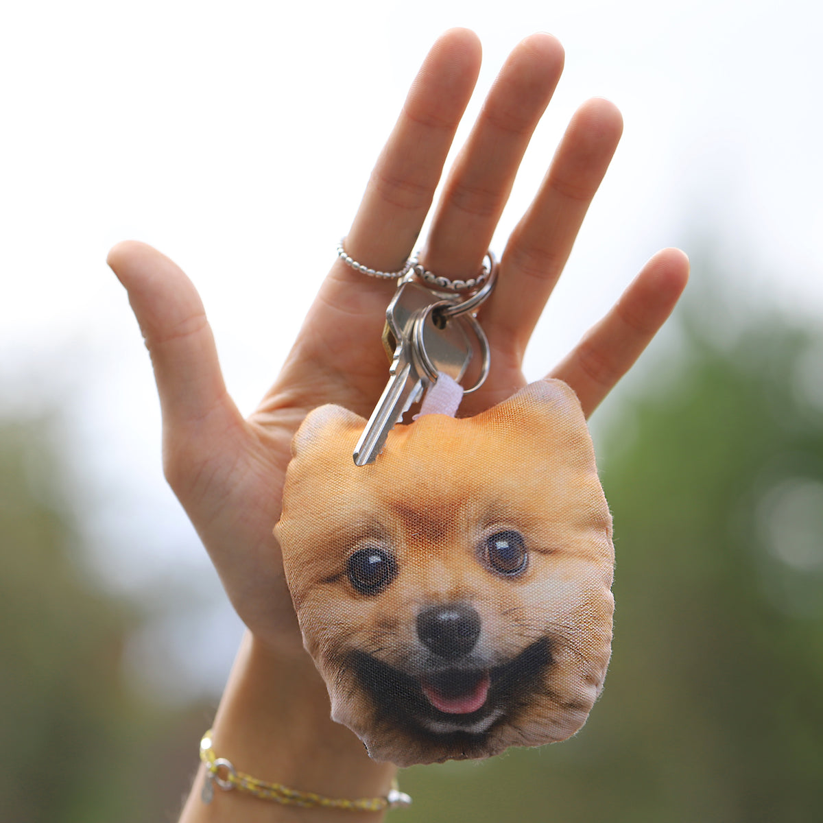 the dog keychain