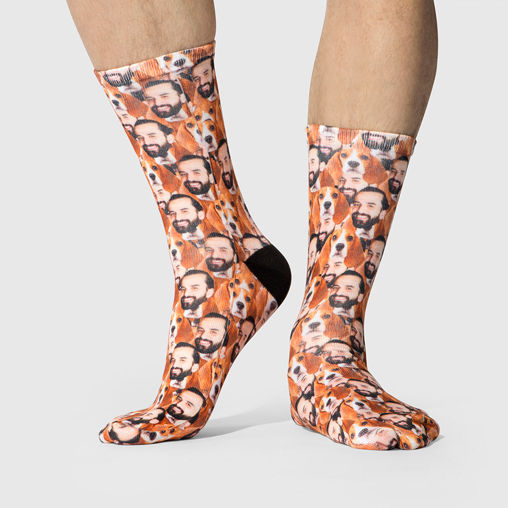 Dog & Owner Mash Up Socks