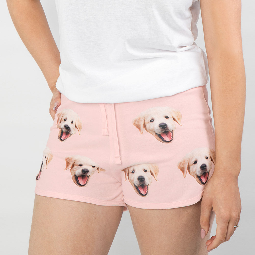 Your Dogs Photo On Ladies Shorts