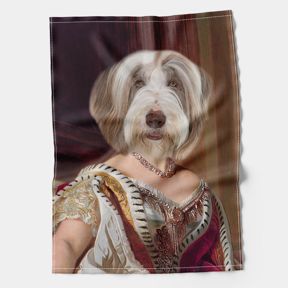 Dog Royal Lady Tea Towel