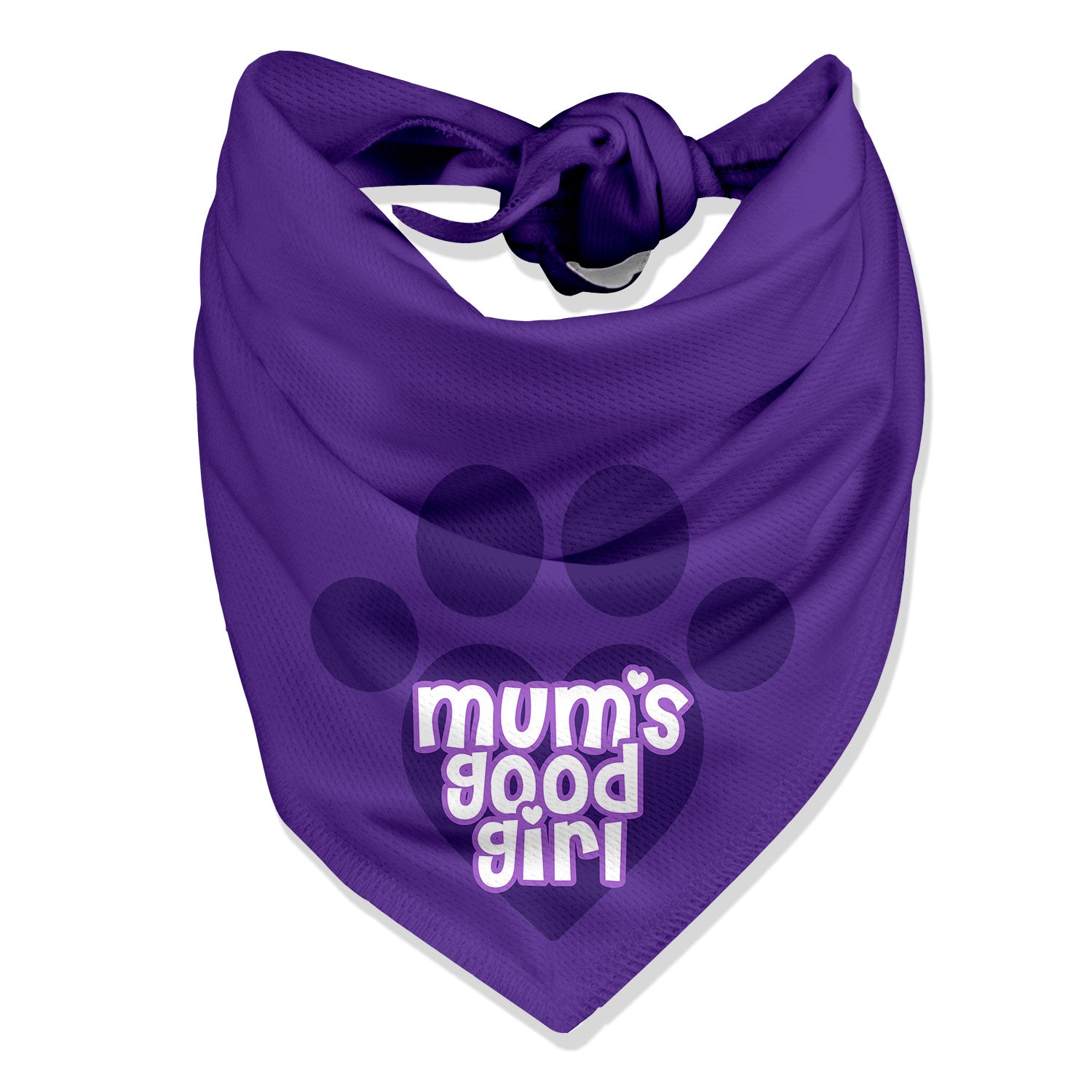 good girl personalised dog bandana