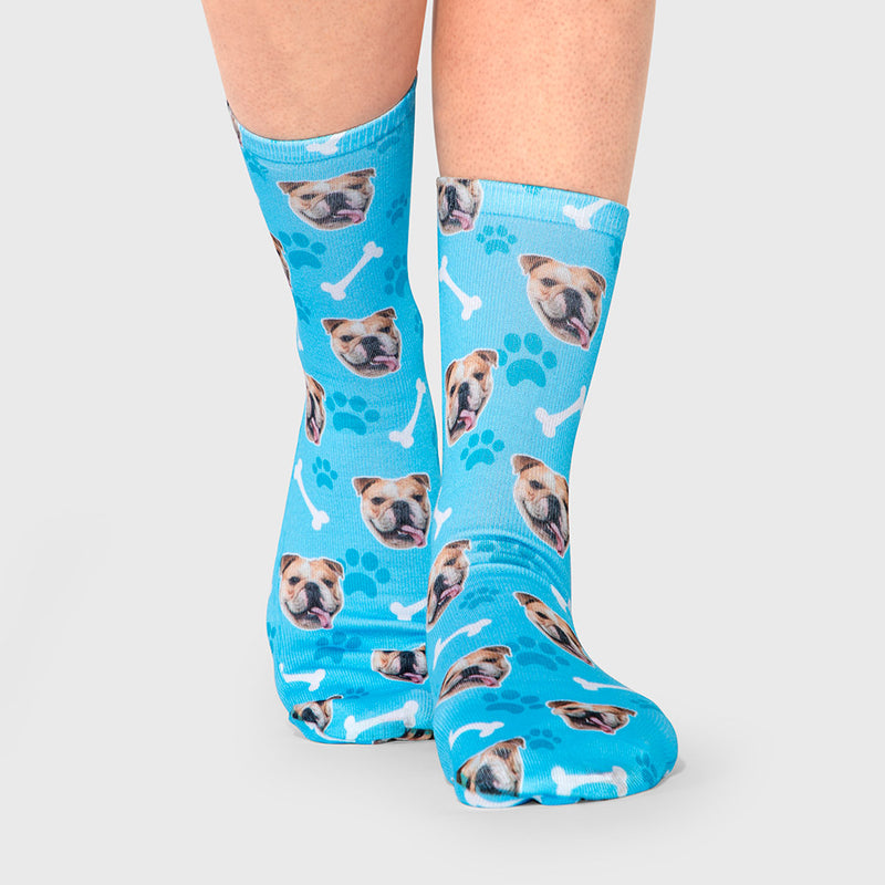 Personalised Dog Socks Custom Dog Photo Socks
