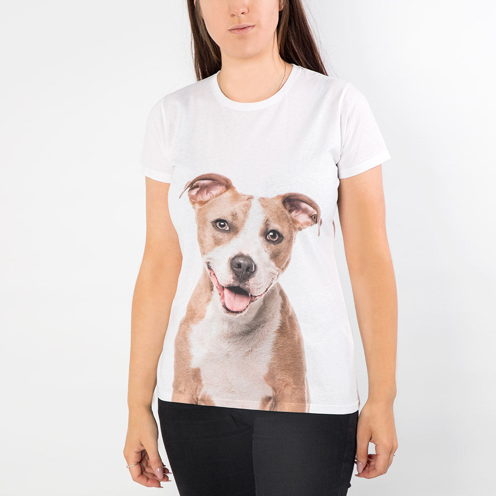 Personalised Dog Photo Ladies T-Shirt