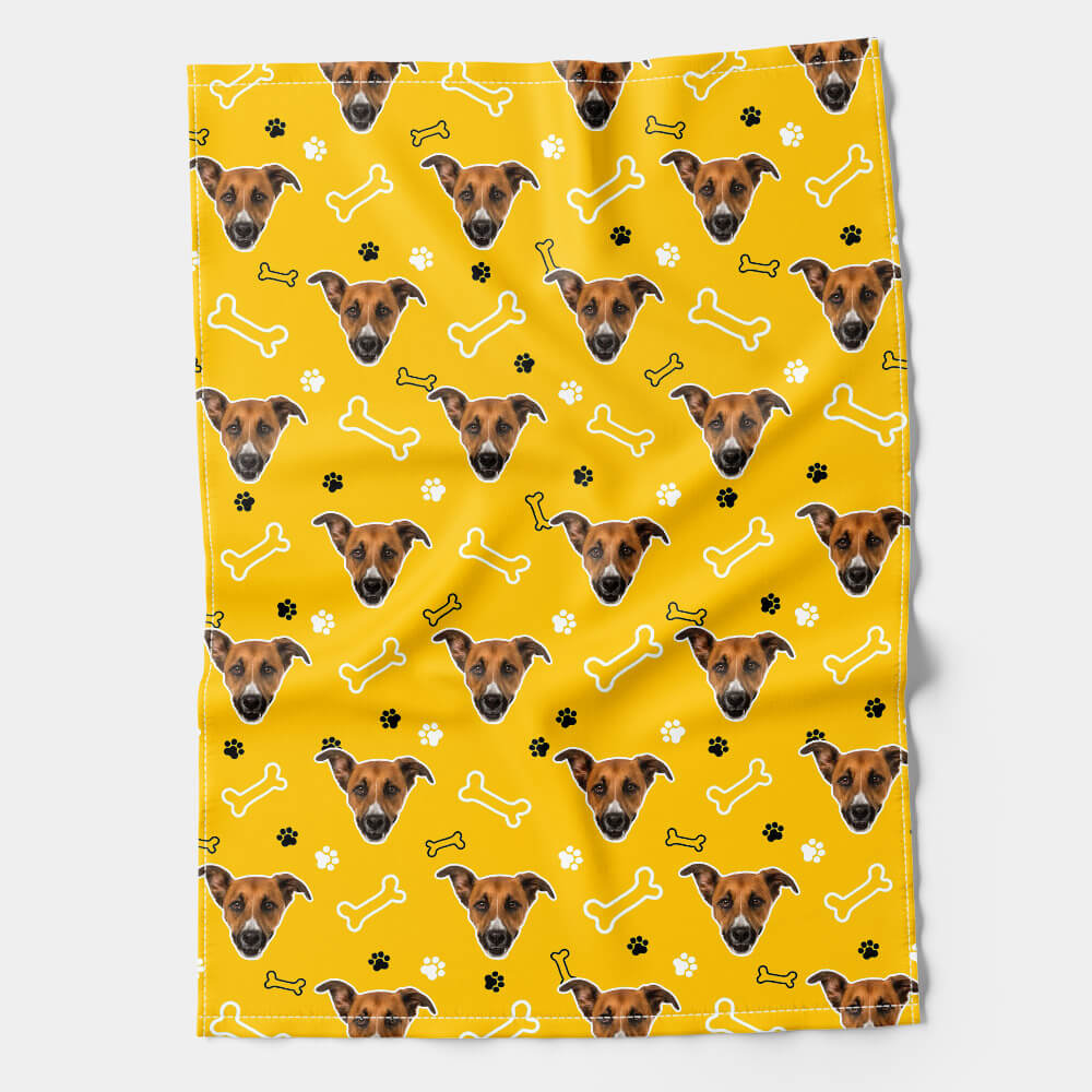 Yellow Dogsy x Dogs Trust Tea Towel