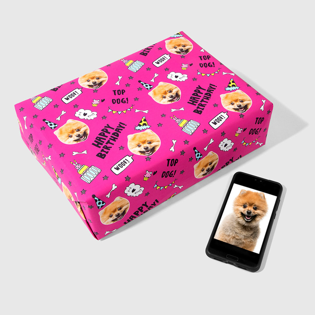 Dog Face Wrapping Paper