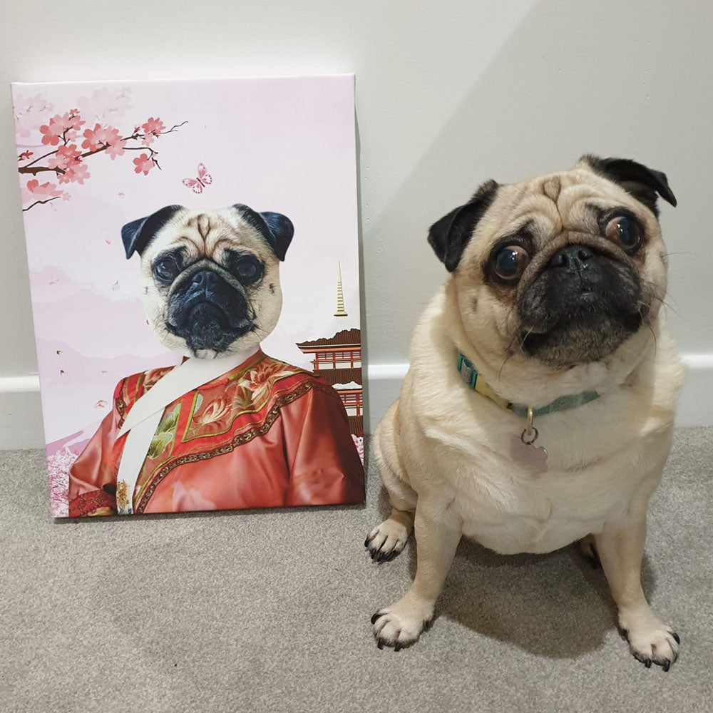 Asian Princess Dog Portrait