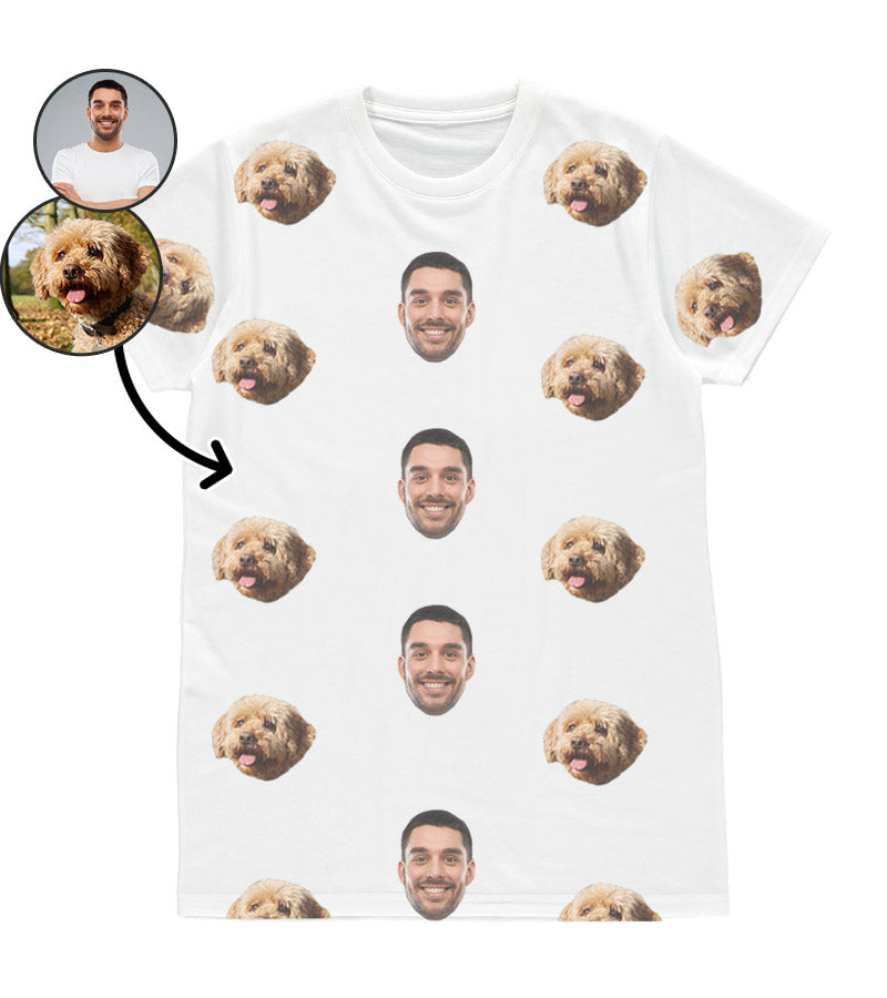 My Dog & Owner Mens T-Shirt With Photos