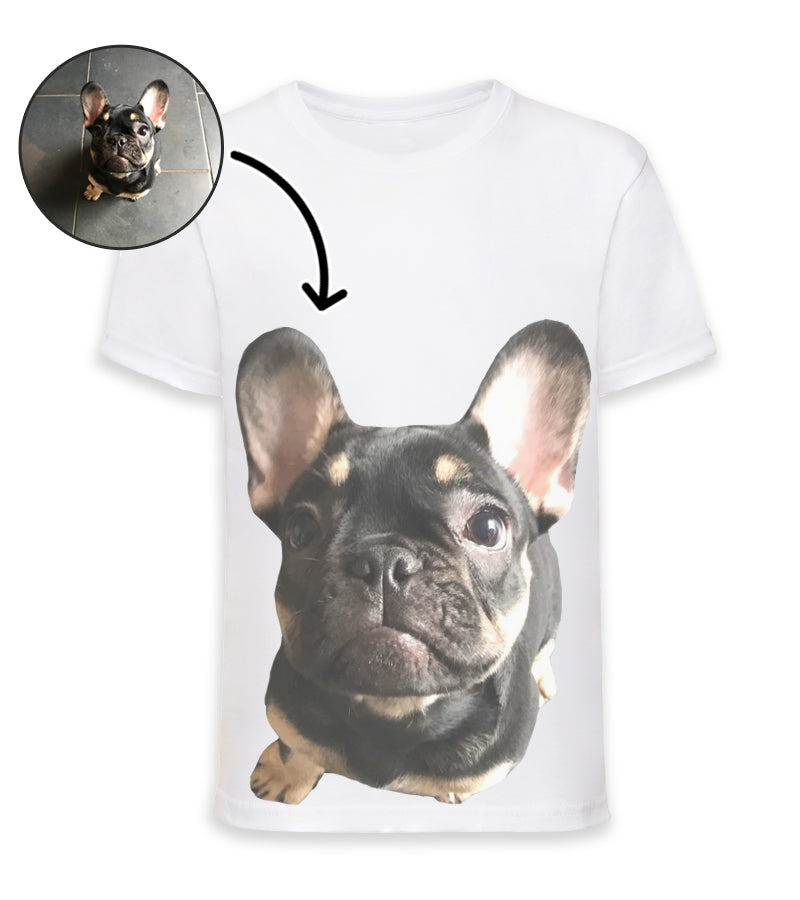 Dog Photo On Kids T-Shirt