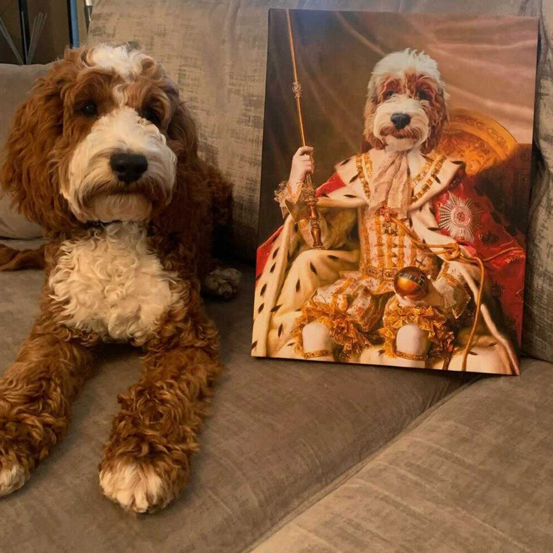 King Royal Dog Portrait