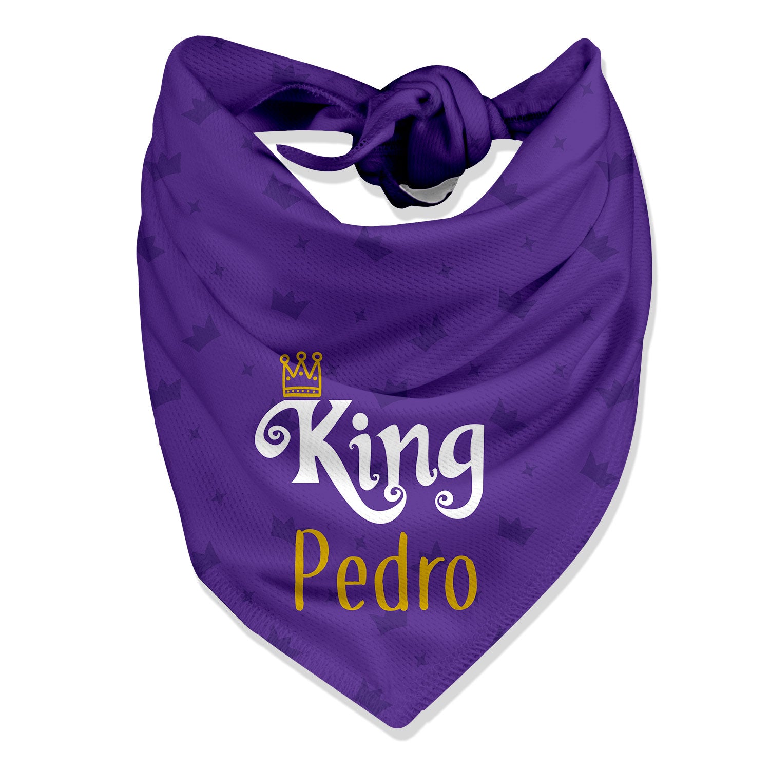 King Personalised Dog Bandana