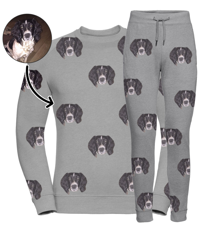 Dog Photo Mens Sweat & Jogger Set