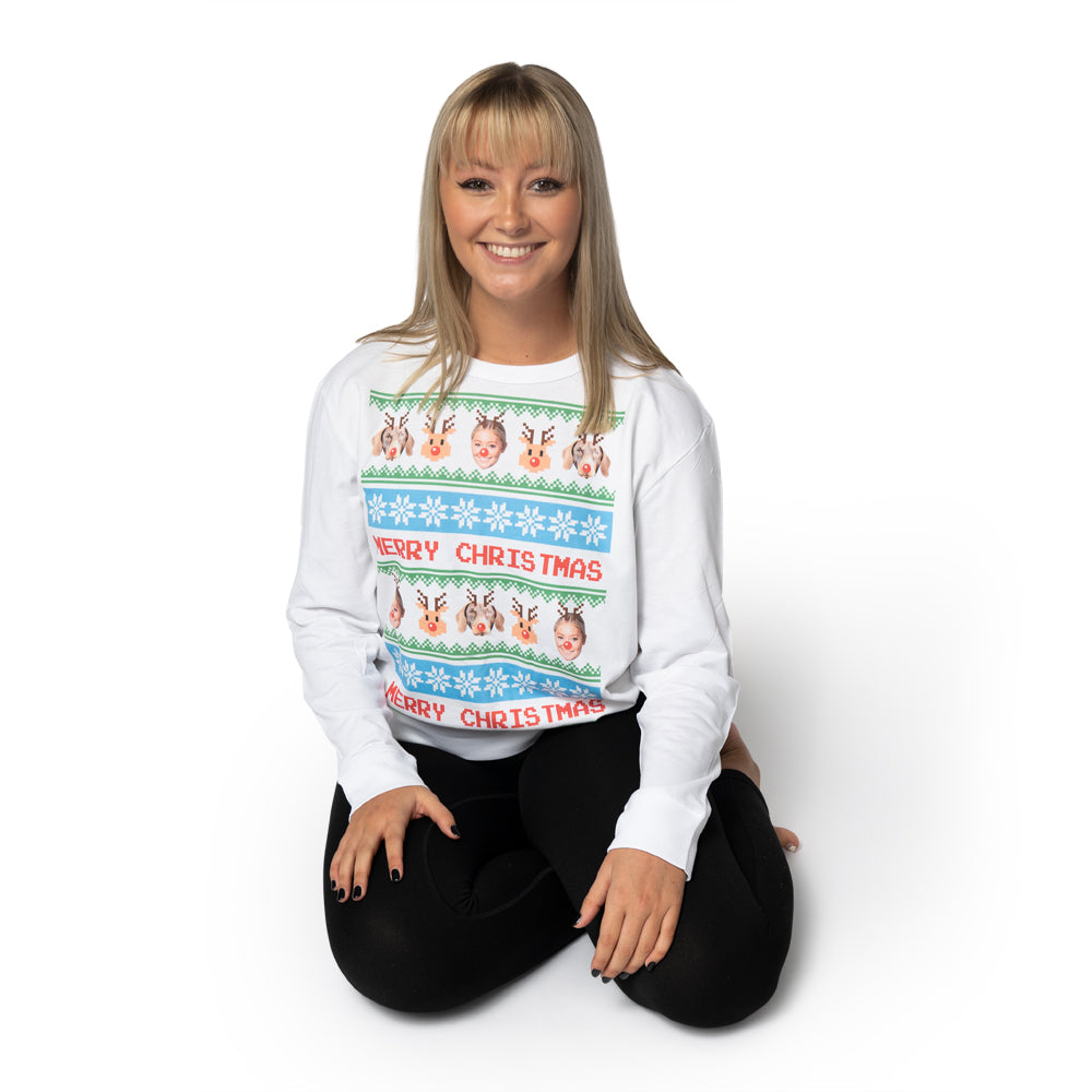 Dog & Owner Merry Christmas Nordic Sweatshirt