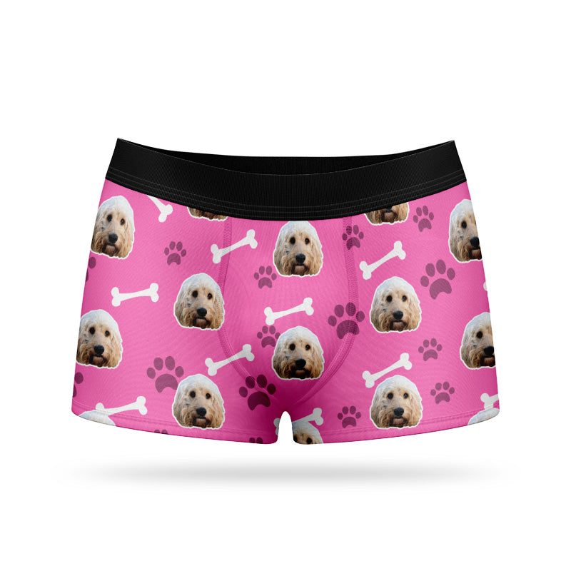 Personalised Dog On Boxer Shorts