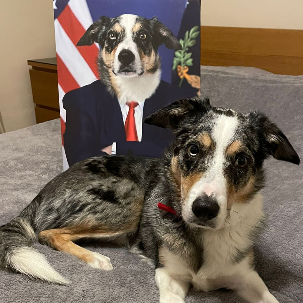 The President Dog Portrait