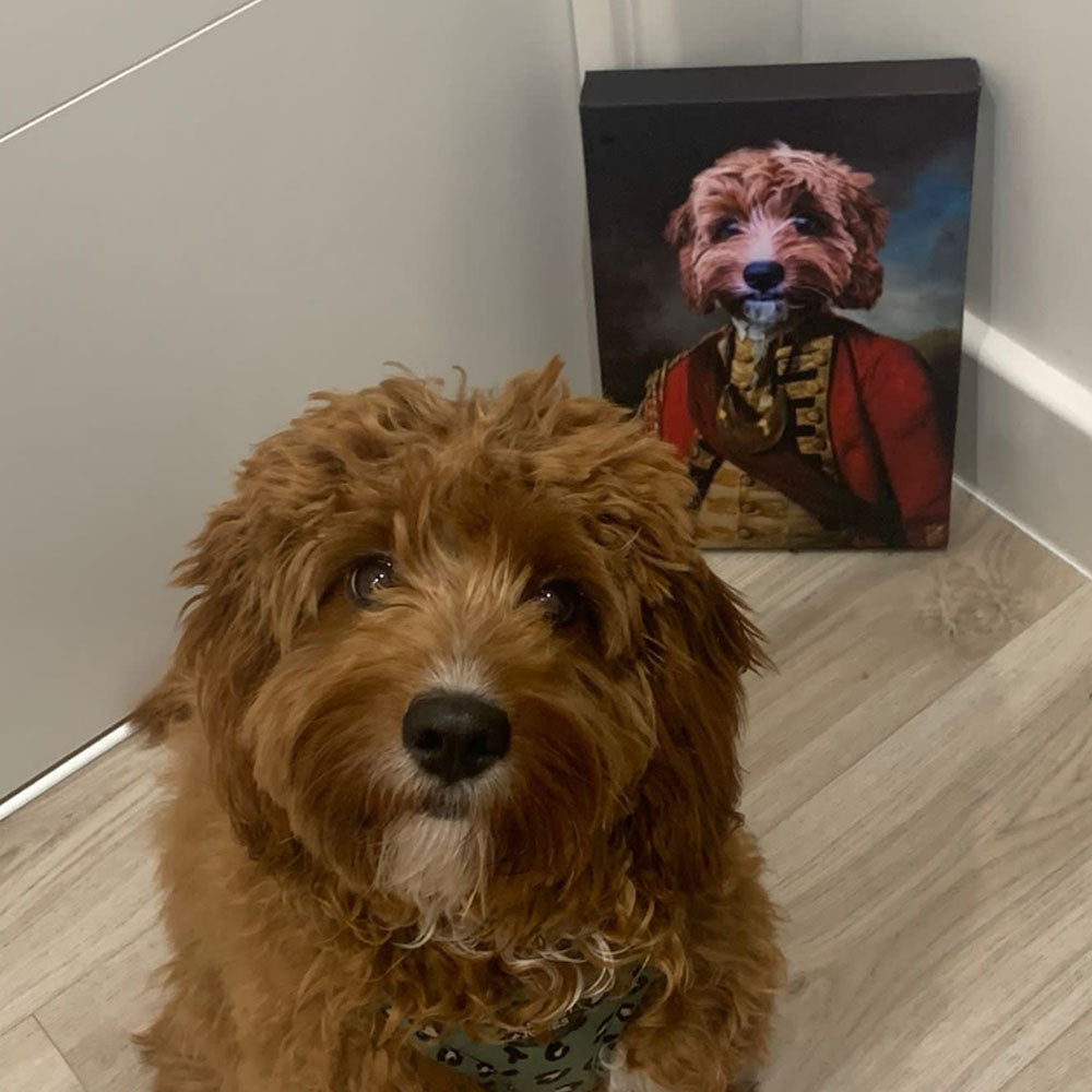 Royal Regiment Dog Portrait