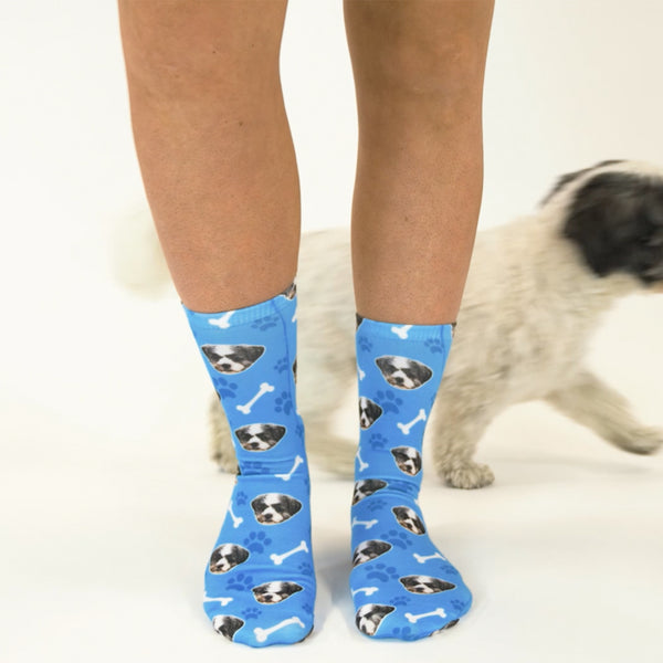 Personalised Dog Socks - Custom Dog Photo Socks