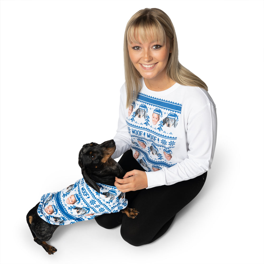 Dog & Owner Woof Woof Sweatshirt Set